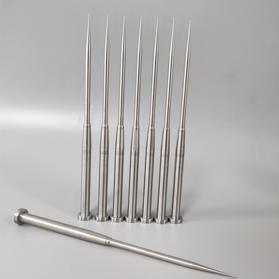 Componentes plásticos médicos de moedura cilíndricos do molde de Pin With Heat Treatment For do núcleo do molde da dureza de Bohler 56HRC