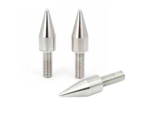 AISI 304 Precision CNC Machined Slender Shafts -- Peças giratórias de alta precisão