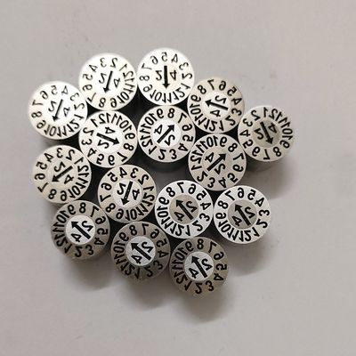 Estampões de data padrão DME inserções de data de molde substituíveis e pinos marcados