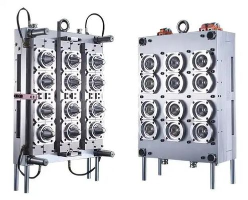 H13 Moldes de injecção de embalagens de parede fina de 8 cavidades para recipientes de plástico