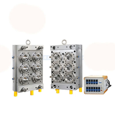 H13 Moldes de injecção de embalagens de parede fina de 8 cavidades para recipientes de plástico