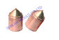 Elétrodos de porta plásticos de cobre dos elétrodos do cobre das peças EDM do molde para o molde cosmético