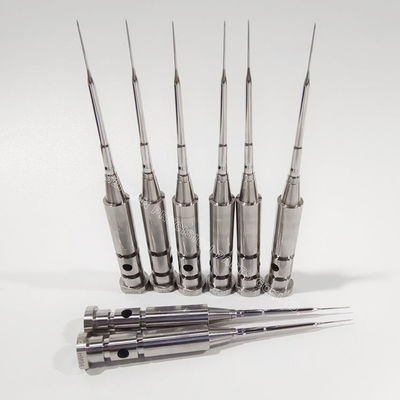 Pins do núcleo da seringa médica.