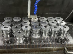 Insertos de molde, núcleo e deslizador