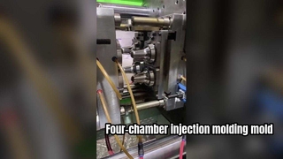 Molde de moldagem por injeção de quatro câmaras
